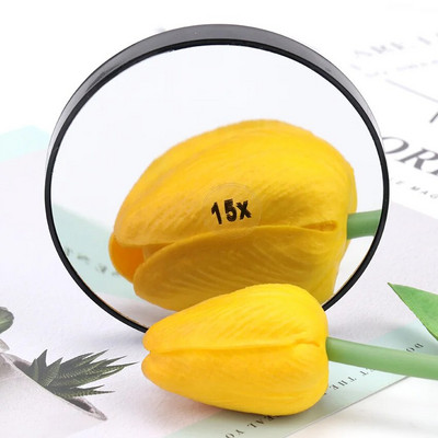 Meigipeegel 5/10/15X suurenduspeegel kahe iminapaga Kosmeetika Tööriistad Ümmarguse peegli suurendus