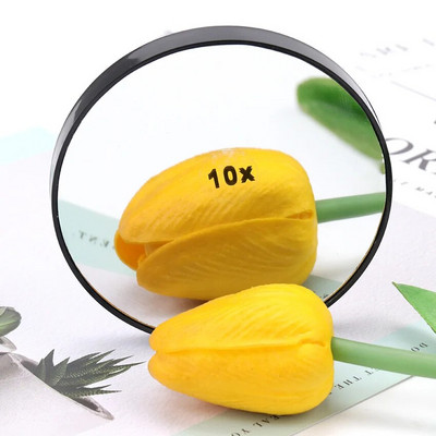 Meigipeegel 5/10/15X suurenduspeegel kahe iminapaga Kosmeetika Tööriistad Ümmarguse peegli suurendus