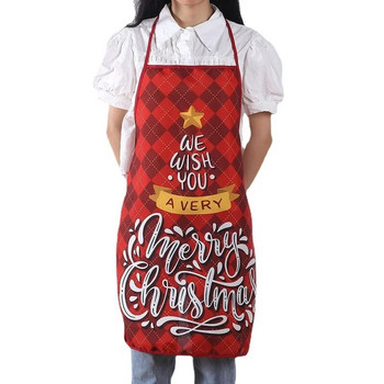 2023 Πρωτοχρονιάτικη εκτύπωση από πολυεστερικό ύφασμα Χριστουγεννιάτικη ποδιά Χριστουγεννιάτικου Αϊ-Βασίλη Χιονάνθρωπος Ελάφια Εστιατόριο μπαρ Ατμόσφαιρα Διακοσμήσεις