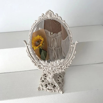 Nordic Makeup Mirror Ins Vintage Decorative Mirror Plastic Cosmetic Mirror Room Home Decor Espejos Decorativos Beauty Tools 1 бр.
