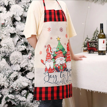 Πρωτοχρονιά 2024 Λευκά Χριστούγεννα Ποδιά στοιχειά Χριστουγεννιάτικα διακοσμητικά για το σπίτι Χριστουγεννιάτικα αξεσουάρ κουζίνας Natal Navidad 2023 Noel Deco