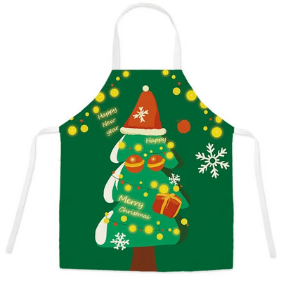 Jauns Ziemassvētku priekšauts Apģērba piederumi Vecāku un bērnu komplekts Bērnu apģērbi Sieviešu piesārņojuma necaurlaidīgi un ūdensnecaurlaidīgi aksesuāri