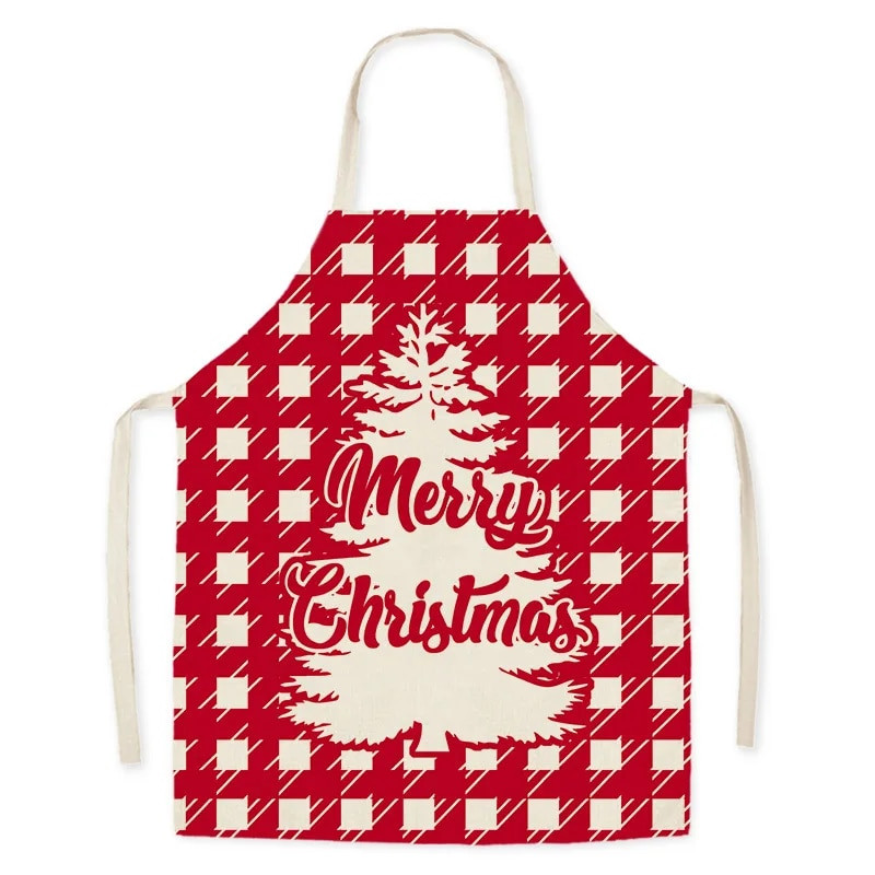 Νέα χριστουγεννιάτικη ποδιά κουζίνας σπιτιού Παιδική αντιρρυπαντική ποδιά μαγειρικής ποδιά ψησίματος Εργαλείο καθαρισμού Tablier Cuisine Delantal