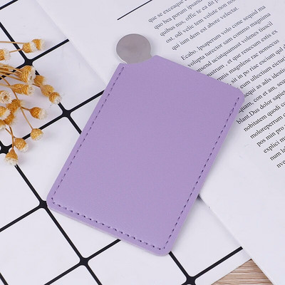 1 db rozsdamentes acél kozmetikai tükör, törhetetlen, hordozható utazási törésálló sminktükör hordhüvellyel, születésnapi ajándék