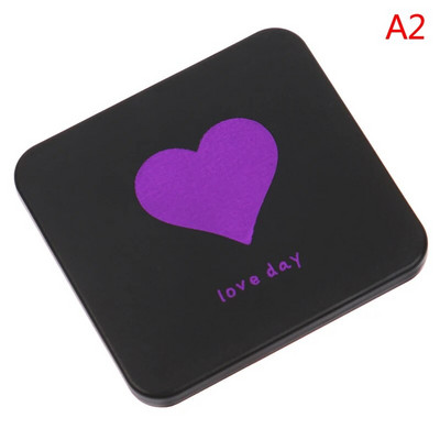 1 db rozsdamentes acél kozmetikai tükör, törhetetlen, hordozható utazási törésálló sminktükör hordhüvellyel, születésnapi ajándék