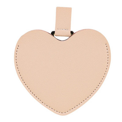 1 db rozsdamentes acél kozmetikai tükör, törhetetlen, hordozható utazási törésálló sminktükör hordhüvellyel, születésnapi ajándék