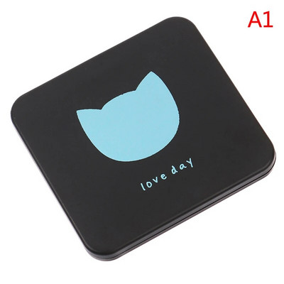 1 db rozsdamentes acél kozmetikai tükör, törhetetlen, hordozható utazási törésálló sminktükör hordhüvellyel, születésnapi ajándék