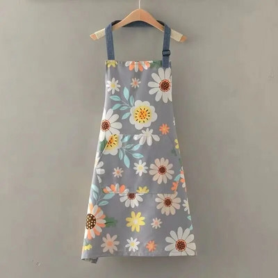 Moodsad koduköök vee- ja õlikindlad tööriided naiste hingav saastumisvastane Jaapani puuvillane vööpõll