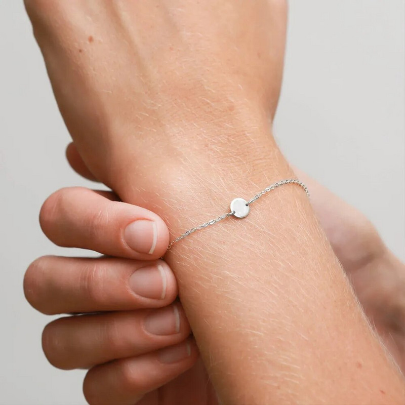 moteriška apyrankė nerūdijančio plieno grandinėlė Moteriška apyrankė Dovanos Didmeninė prekyba Papuošalai Išsivežimas Neblunka nealergiškas