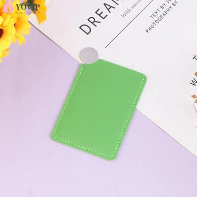 Pārnēsājams mini nerūsējošā tērauda nesalaužams grima kabatas spogulis kosmētikas spogulis jauks grima rokas kabatas spogulis