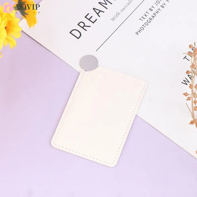 Pārnēsājams mini nerūsējošā tērauda nesalaužams grima kabatas spogulis kosmētikas spogulis jauks grima rokas kabatas spogulis