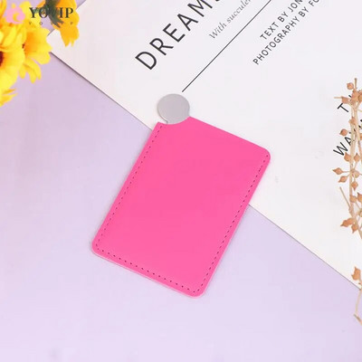 Pārnēsājams mini nerūsējošā tērauda nesalaužams grima kabatas spogulis kosmētikas spogulis jauks grima rokas kabatas spogulis