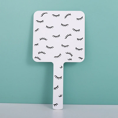 Ins Liquid Shape Square Mirror Mini rankinis kosmetinis veidrodis makiažo veidrodis Kelioninis nešiojamas grožio veidrodis