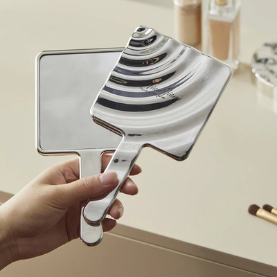 Ins Liquid Shape Square Mirror Mini rankinis kosmetinis veidrodis makiažo veidrodis Kelioninis nešiojamas grožio veidrodis