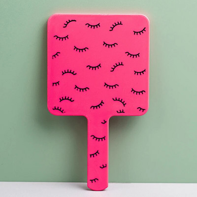 Ins Liquid Shape Square Mirror Mini rankinis kosmetinis veidrodis makiažo veidrodis Kelioninis nešiojamas grožio veidrodis