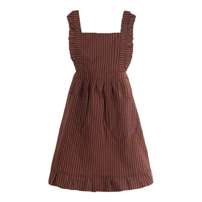 Šefpavāra priekšauts A-line virtuves priekšauts plata plecu siksna gatavošanas priekšauts Laba virtuves ēdināšana Šefpavāra priekšauts floristu veikalam