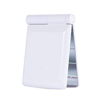 Mini portatīvie lukturi LED aplauzuma spogulis, rokas turams salokāmas gaismas diodes kabatas grima spogulis gaismas skaistumkopšanas spoguļi kosmētikas rīks