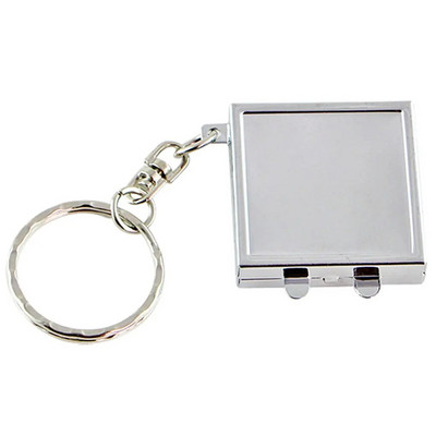 Okruglo srce Ovalno četvrtasto dvostrano kozmetičko ogledalo Metalni sklopivi privjesak Mini ogledalo za šminku