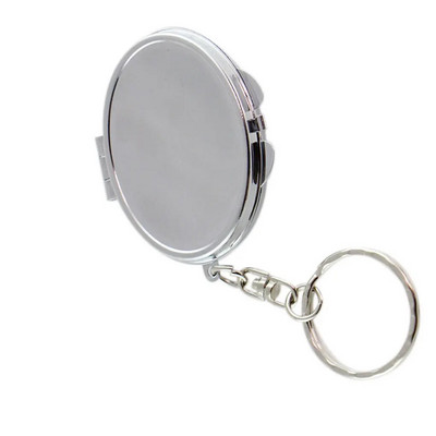 Okruglo srce Ovalno četvrtasto dvostrano kozmetičko ogledalo Metalni sklopivi privjesak Mini ogledalo za šminku