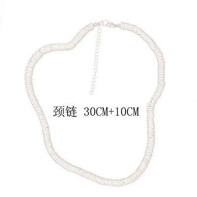 Pilnīgi jaunas apaļas, dabīgas gliemežvāku kaklarotas, sieviešu neregulāras, gliemežvāku kaklarotas, 2023. gada modes rotaslietas