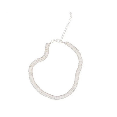 Pilnīgi jaunas apaļas, dabīgas gliemežvāku kaklarotas, sieviešu neregulāras, gliemežvāku kaklarotas, 2023. gada modes rotaslietas