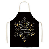 Jõulupuu kingimustriline linane plekikindel põll varrukateta täiskasvanute põlle ettekandja vormiriietus Köök uudsed köögitarvikud