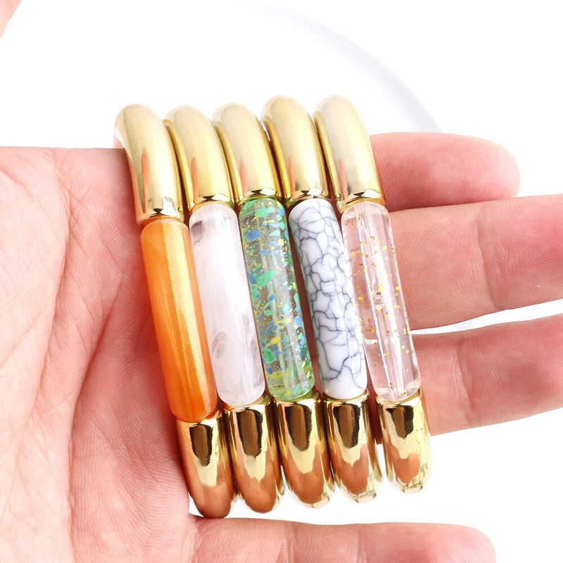 FishSheep Bohēmijas krāsainie sveķu bambusa sakraujamie rokassprādzes sievietēm Modernas elastīgas ķēdes rokassprādzes Aproces Rotaslietas Dāvanas