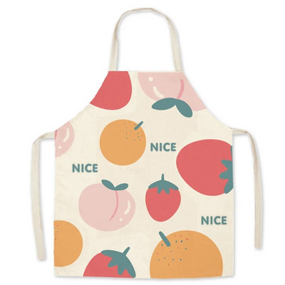 Fruit Donut Food Series Priekšauts Bez piedurknēm kokvilnas veļa Virtuves piederumi Mājsaimniecības cepeškrāsns Virtuves Pretapaugļošanās Apģērbu Priekšauts