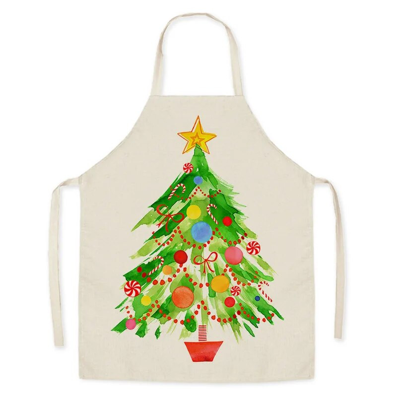 Kalėdų animacinis filmas Kalėdų eglutės raštas Rankų valymas be rankovių prijuostė Buitinė virtuvė Maisto gaminimas Valymo įrankis Diržas pečių prijuostė