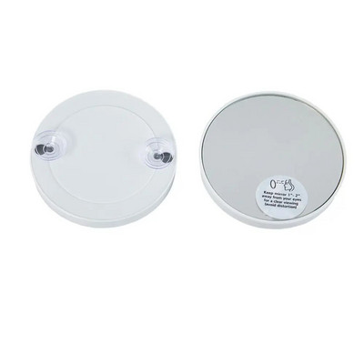 Apaļš kosmētikas spogulis ar piesūcekņiem 10/20/30x palielināms spogulis grima uzklāšana skaistumkopšanas procedūras pūtītes poru noņemšanai