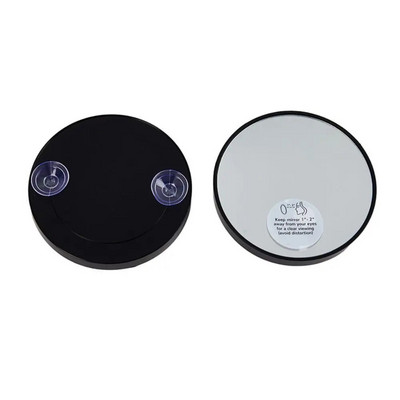 Apaļš kosmētikas spogulis ar piesūcekņiem 10/20/30x palielināms spogulis grima uzklāšana skaistumkopšanas procedūras pūtītes poru noņemšanai