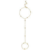 MinaMaMa nerūsējošā tērauda krelles ķēdes pirkstu rokassprādzes sievietēm jaunas modes pirkstu rokas ķēdes rotaslietas dāvanas