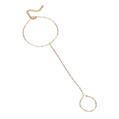 MinaMaMa nerūsējošā tērauda krelles ķēdes pirkstu rokassprādzes sievietēm jaunas modes pirkstu rokas ķēdes rotaslietas dāvanas