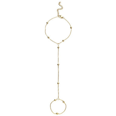 MinaMaMa nerūsējošā tērauda krelles ķēdes pirkstu rokassprādzes sievietēm jaunas modes pirkstu rokas ķēdes rotaslietas dāvanas