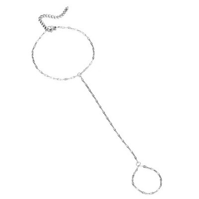 MinaMaMa nerūsējošā tērauda krelles ķēdes pirkstu rokassprādzes sievietēm jaunas modes pirkstu rokas ķēdes rotaslietas dāvanas