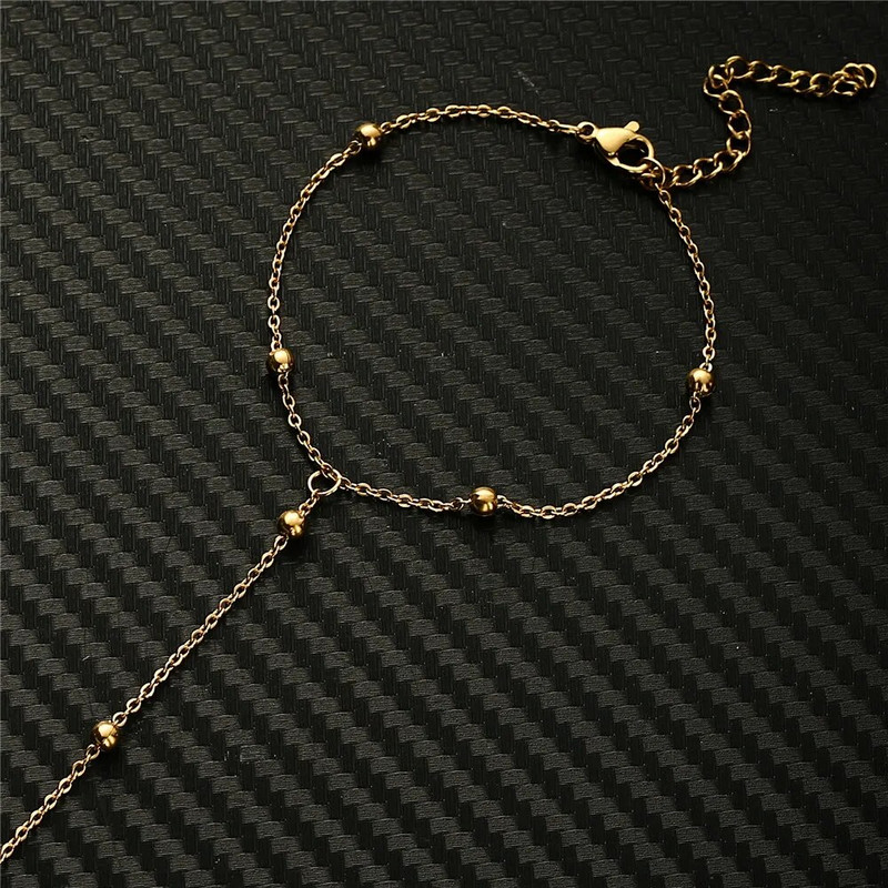 MinaMaMa nerūsējošā tērauda krelles ķēdes pirkstu rokassprādzes sievietēm jaunas modes pirkstu rokas ķēdes rotaslietas dāvanas