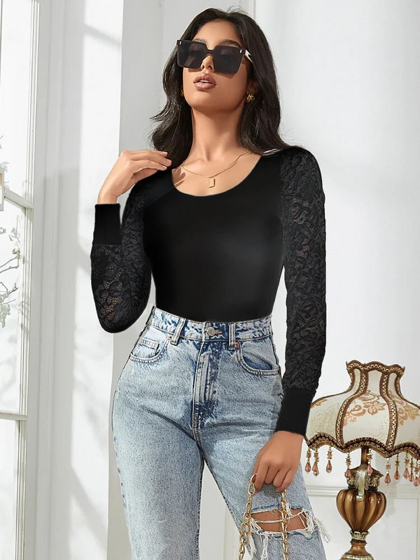 Comeondear Casual μακρυμάνικα Leotard Πυτζάμες χωρίς καβάλο Teddy εσώρουχα υπερμεγέθη ολόσωμη φόρμα Rompers Σέξι κορμάκια διχτυωτές πιτζάμες