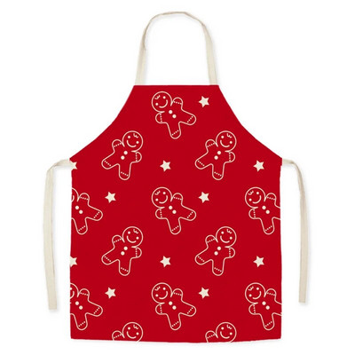 Kalėdų prijuostė Kalėdų Senelis Lininis dėmėms Atspari Prijuostė be rankovių Namų tvarkymas Valymo įrankiai Virtuvė Kepimo Kombinezonai Vaikiški Prijuostės