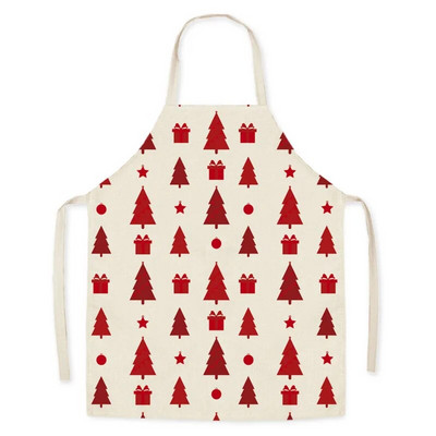 Kalėdų prijuostė Kalėdų Senelis Lininis dėmėms Atspari Prijuostė be rankovių Namų tvarkymas Valymo įrankiai Virtuvė Kepimo Kombinezonai Vaikiški Prijuostės