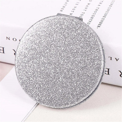 Nešiojamas makiažo veidrodis, nešiojamas mini širdis, dvipusis sulankstomas kosmetinis veidrodis, kompaktiškas kosmetinis rankų veidrodis, kišeninis kelioninis