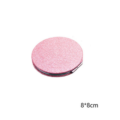 Nešiojamas makiažo veidrodis, nešiojamas mini širdis, dvipusis sulankstomas kosmetinis veidrodis, kompaktiškas kosmetinis rankų veidrodis, kišeninis kelioninis