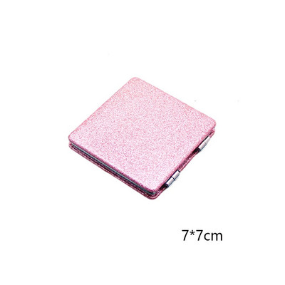 Nešiojamas makiažo veidrodis, nešiojamas mini širdis, dvipusis sulankstomas kosmetinis veidrodis, kompaktiškas kosmetinis rankų veidrodis, kišeninis kelioninis