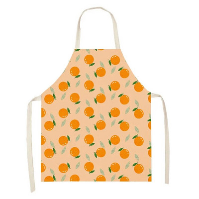 Svaigu augļu zemeņu raksts Vecāki-bērni Bērni Bez piedurknēm viduklis Lina priekšauts Mājsaimniecības tīrīšana Virtuve Cepšana Delantal