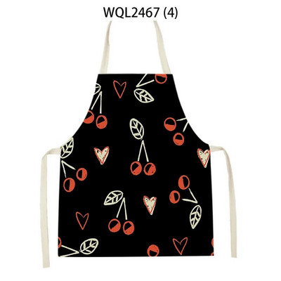 Vienkārša personība krāsa ziedu raksts veļa bez piedurknēm roku noslaucīt jostas priekšauts Mājas dekors Priekšauts Virtuves tīrīšana Delantal Cocina