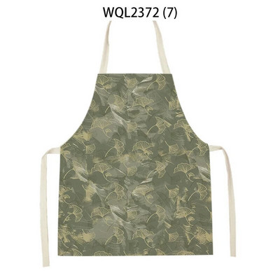 Vienkārša personība krāsa ziedu raksts veļa bez piedurknēm roku noslaucīt jostas priekšauts Mājas dekors Priekšauts Virtuves tīrīšana Delantal Cocina