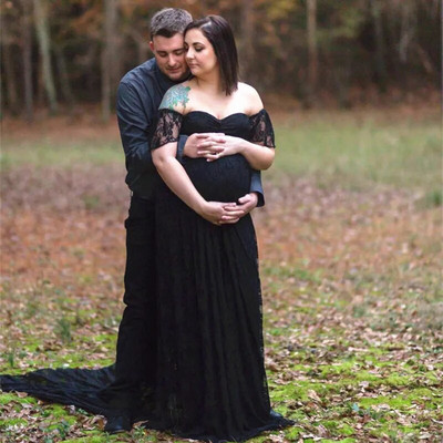 Ilgos nėštumo fotografijos rekvizitai Nėščiųjų suknelių fotografija Nėščiųjų suknelės fotosesijai Nėščiųjų suknelė Nėriniuota maxi suknelė