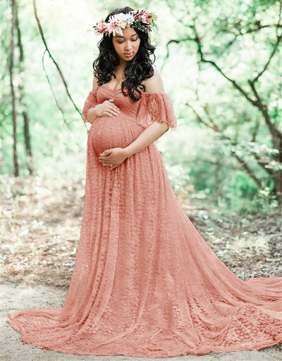 Ilgos nėštumo fotografijos rekvizitai Nėščiųjų suknelių fotografija Nėščiųjų suknelės fotosesijai Nėščiųjų suknelė Nėriniuota maxi suknelė