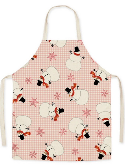 Jauna Ziemassvētku multfilma radošs raksts bez piedurknēm roku noslaucīšanai vidukļa priekšauts Mājas dekors virtuves cepšanai tīrīšanas rīks pret taukainiem