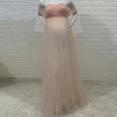 Νέο Off Shoulder φόρεμα εγκυμοσύνης για φωτογράφηση με δαντέλα έγκυο φόρεμα μακρύ μάξι φόρεμα φόρεμα εγκυμοσύνης Photography Props