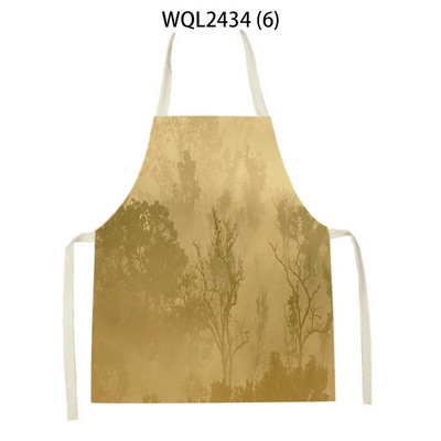 Lavandas augs Ainavu raksts Lina audums Māksla Bez piedurknēm Roku noslaucīt vidukļa priekšauts Mājas dekors Priekšauts Virtuve Cepšanas piederumi